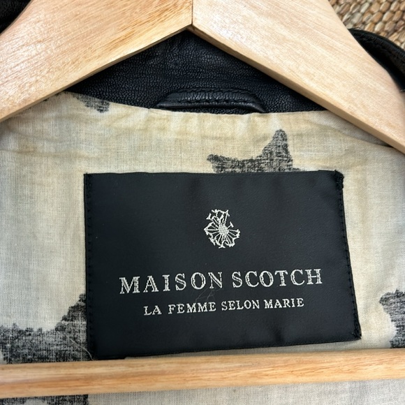 MAISON SCOTCH LEATHER VEST - Picture 6 of 7